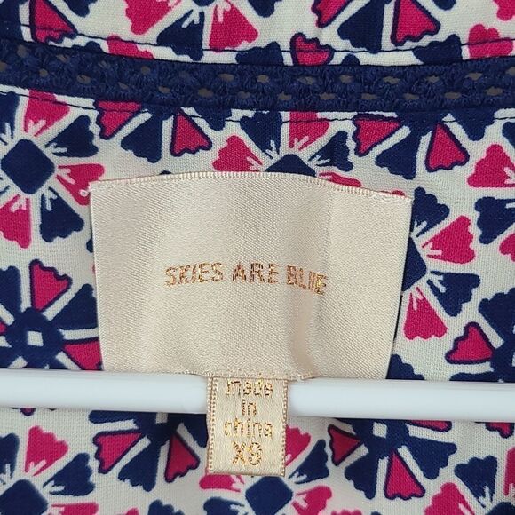 Urban Outfitters Skies are Blue Sleeveless Shift Tank Dress Colorful Pink Floral - Picture 13 of 14